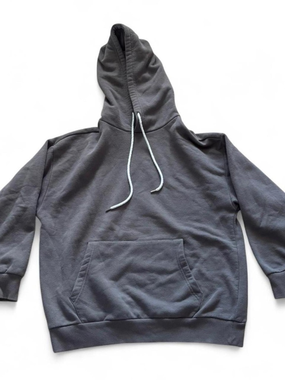 Women's Gray Pullover Hoodie Sweatshirt - Classic Hooded Sweatshirt